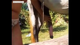 Mature Woman With Big Tits Takes a Wild Ride On Horseback!