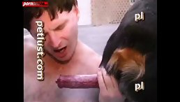 An Unbelievable Sight - Human Sucking Dog!