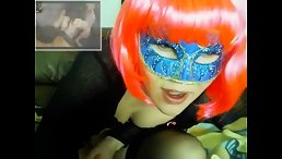 Masked Girl Goes Wild in Solo Toy Fucking Frenzy!